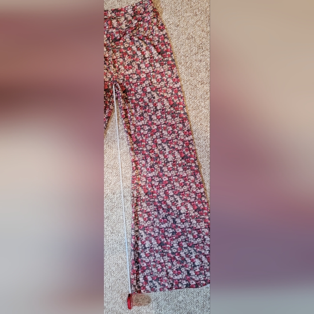 NATURAL LIFE Multi Color Blooms Wide Leg Pants💗 Note Inset Pic💗 - Picture 5 of 11